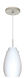 Pera 9 LED Satin Nickel Pendant Ceiling Light in Opal Matte Glass