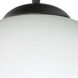 Palla 5 LED Black Cord Pendant Ceiling Light
