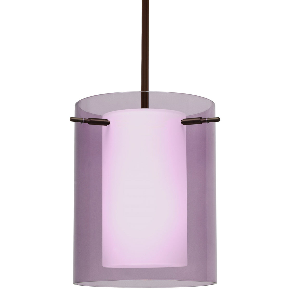 Pahu 8 LED Bronze Stem Pendant Ceiling Light