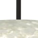 Luna LED Black Stem Pendant Ceiling Light