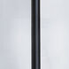 3152 Series 1 Light 9 inch Black Outdoor Sconce, Costaluz