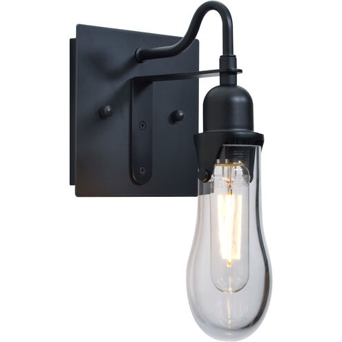 Wish 1 Light 6 inch Black Wall Sconce Wall Light