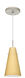 Cierro LED Satin Nickel Pendant Ceiling Light in Vanilla Matte Glass