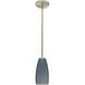 Tao 10 1 Light Satin Nickel Stem Pendant Ceiling Light