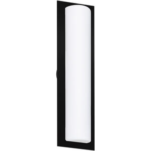 Barclay 22 3 Light 22 inch Black Outdoor Sconce