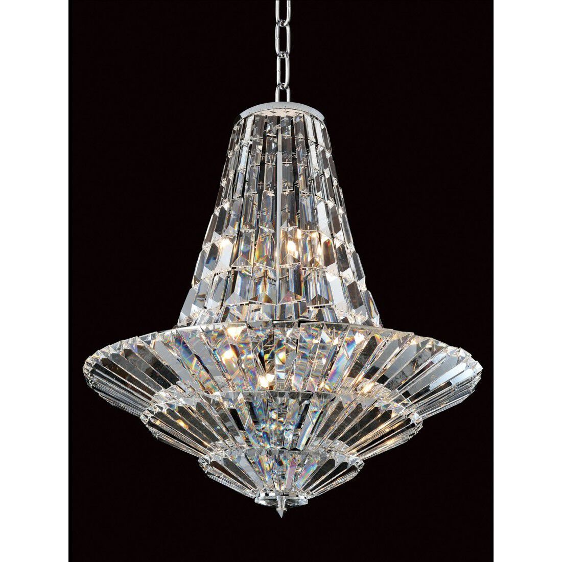 Auletta 12 Light 24 inch Polished Chrome Chandelier Ceiling Light