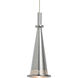 Prince LED Satin Nickel Cord Pendant Ceiling Light