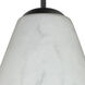 Karli 1 Light Black Cord Pendant Ceiling Light