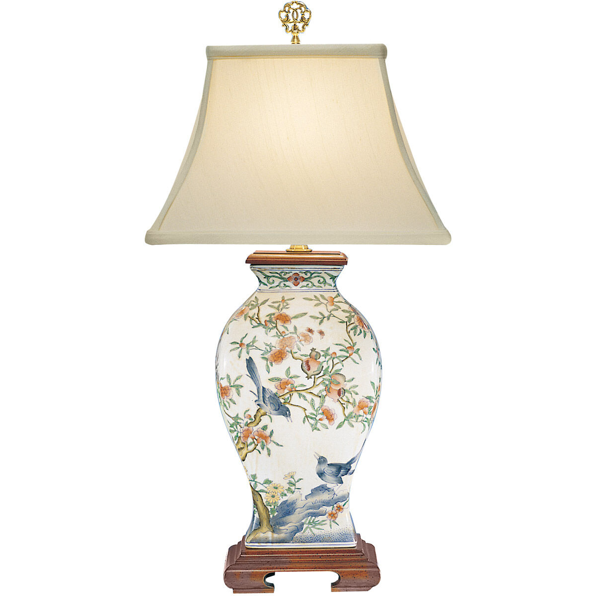 Wildwood 25 inch 60.00 watt Hand Painted Table Lamp Portable Light