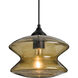Zen 1 Light Black Outdoor Pendant