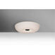 Nimbus 1 Light 10 inch Black Flush Mount Ceiling Light