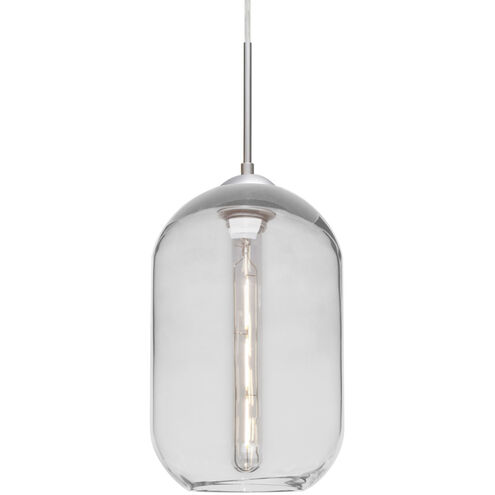 Omega 12 LED Satin Nickel Cord Pendant Ceiling Light