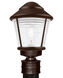 3100 Series 1 Light 14 inch Bronze Outdoor Post Mount, Costaluz