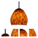 Bolla 1 Light Black Cord Pendant Ceiling Light