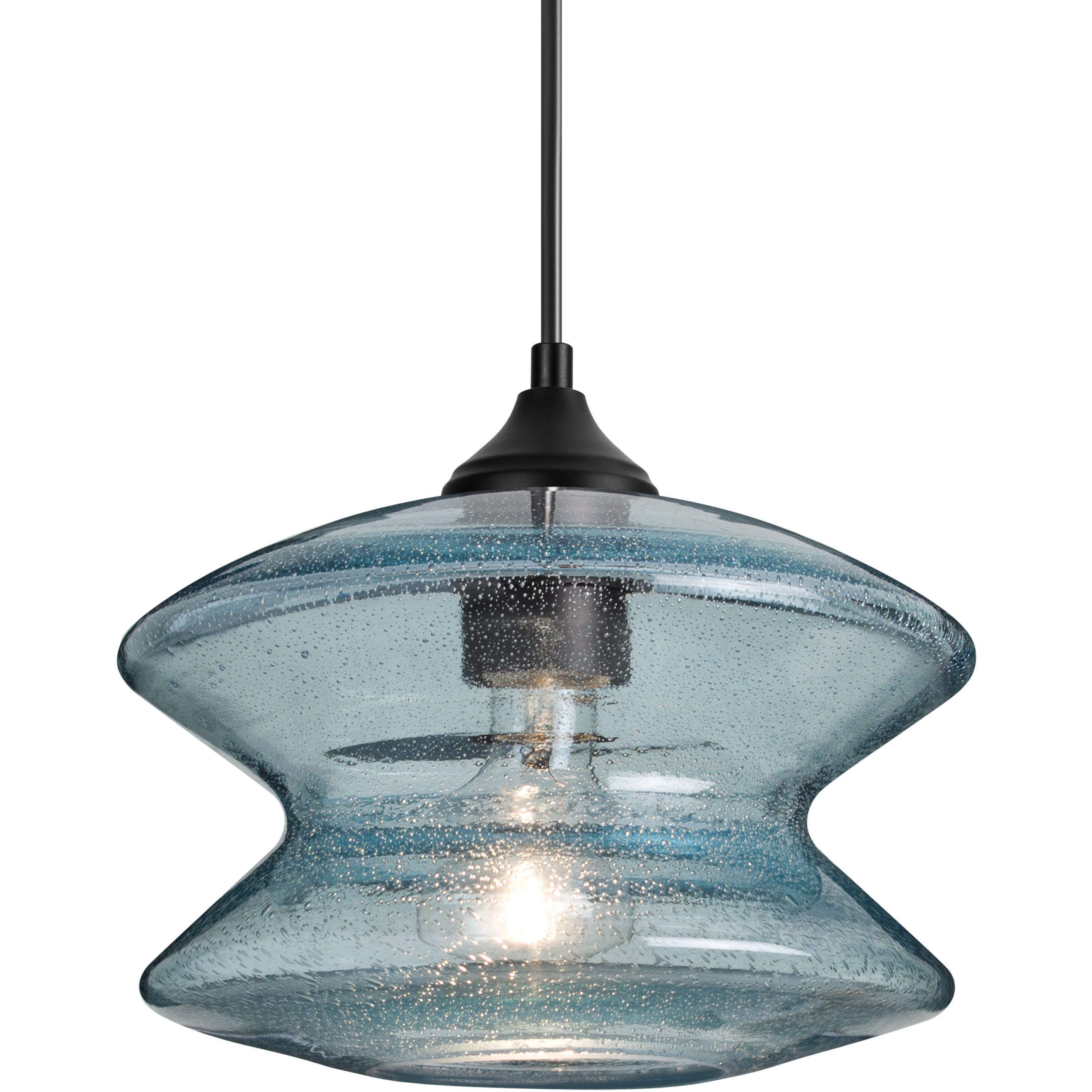 Zen 1 Light Black Outdoor Pendant