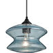 Zen 1 Light Black Outdoor Pendant