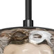 Esa 1 Light Black Cord Pendant Ceiling Light