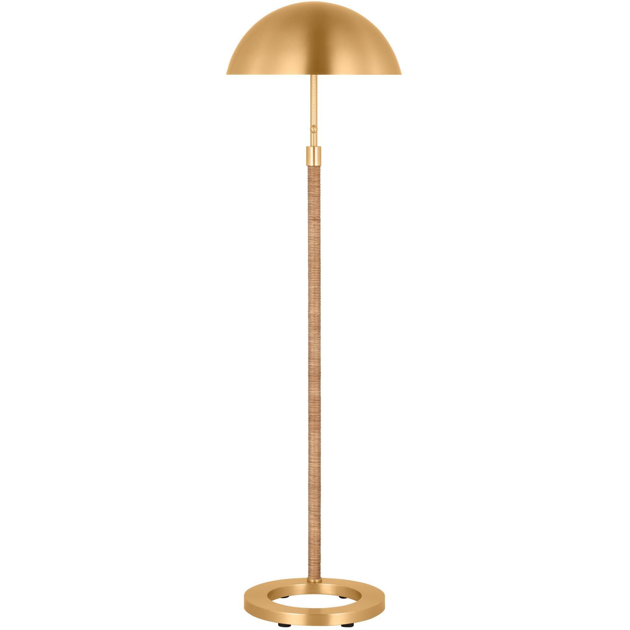 Christiane Lemieux Balleroy 56 inch 9 watt Burnished Brass Floor Lamp Portable Light