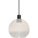 Newton 6 LED Black Cord Pendant Ceiling Light