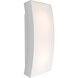 Billow LED 16 inch Silver Outdoor Wall Sconce