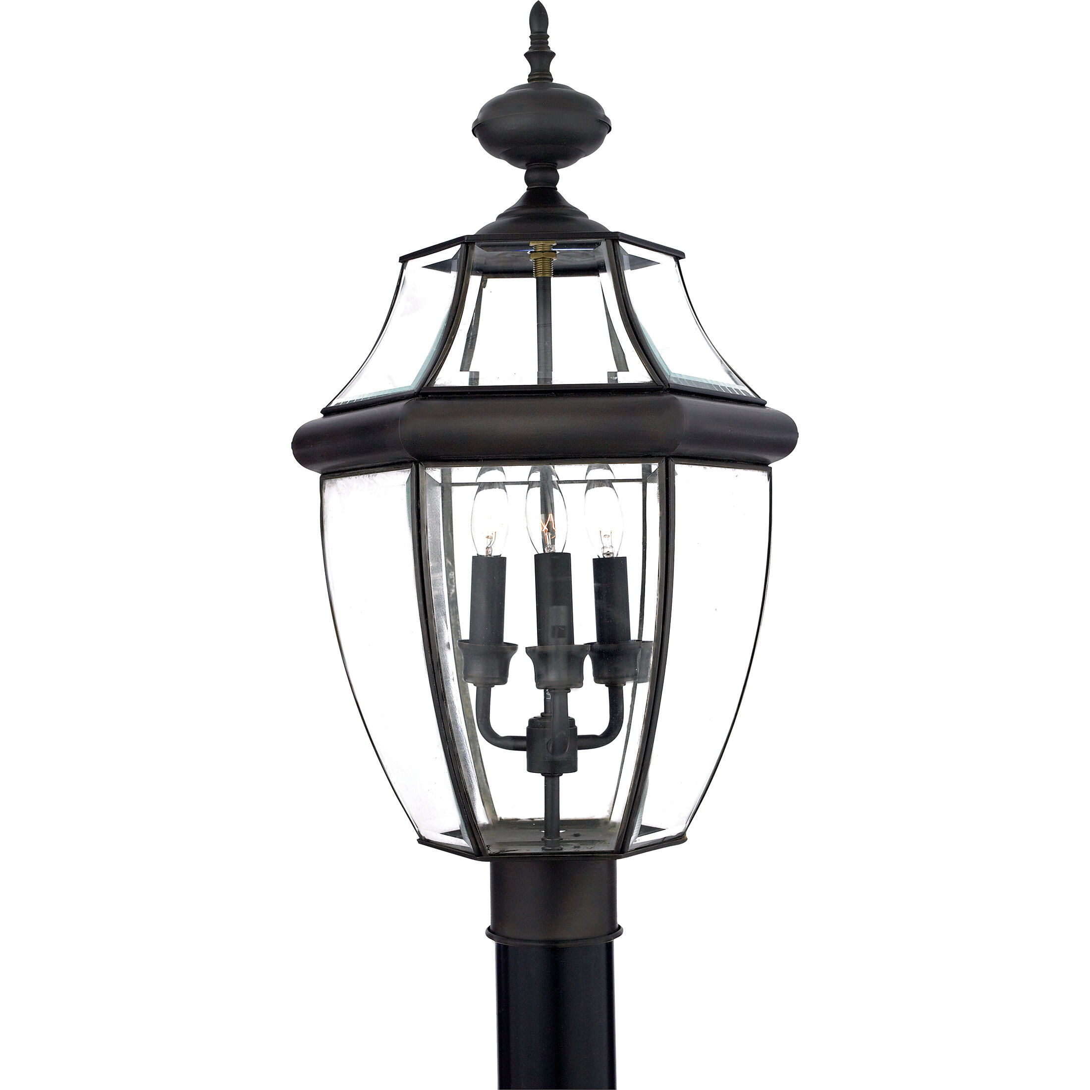 Newbury 3 Light 12.00 inch Post Light & Accessory