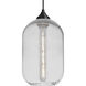 Omega 12 1 Light Black Cord Pendant Ceiling Light