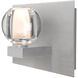 Boca LED Satin Nickel Vanity Light Wall Light