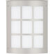 Moto 13 2 Light 15.75 inch Brushed Aluminum Outdoor Sconce