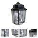 3028 Series 1 Light 9.5 inch Black Outdoor Sconce, Costaluz