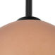 Kiev LED Black Stem Pendant Ceiling Light