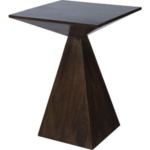 Titus Dark Brown Modern End or Side Table