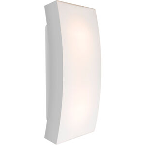 Billow 2 Light 16 inch Silver Outdoor Wall Sconce