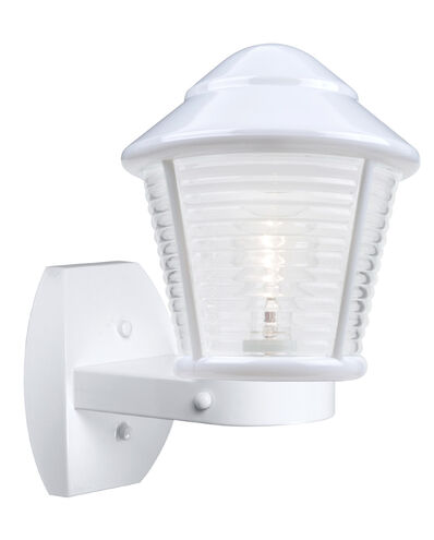 3100 Series 1 Light 12 inch White Outdoor Sconce, Costaluz