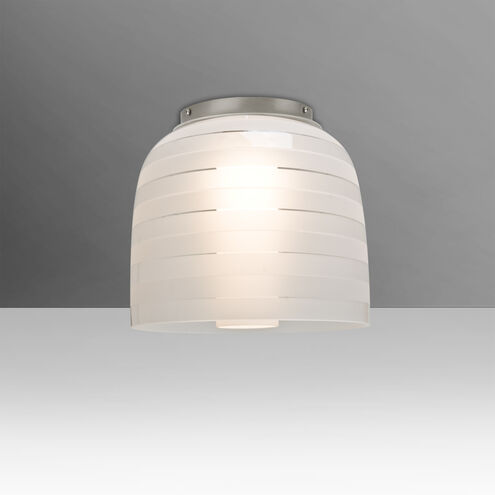 Mitzi 7 LED 7.38 inch Satin Nickel Semi-Flush Mount Ceiling Light