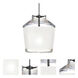 Pica 6 LED Black Cord Pendant Ceiling Light