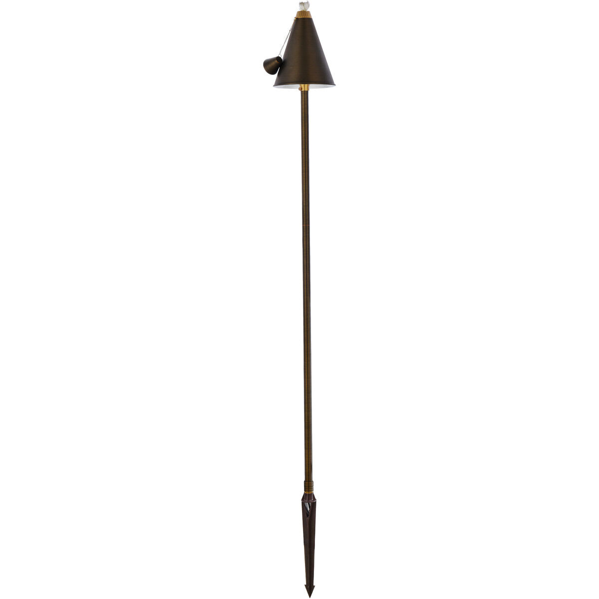 Chanterelle 12V 35 watt Antique Brass Outdoor Path Light
