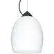 Lucia 1 Light Black Cord Pendant Ceiling Light