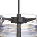 Pica 6 LED Black Cord Pendant Ceiling Light