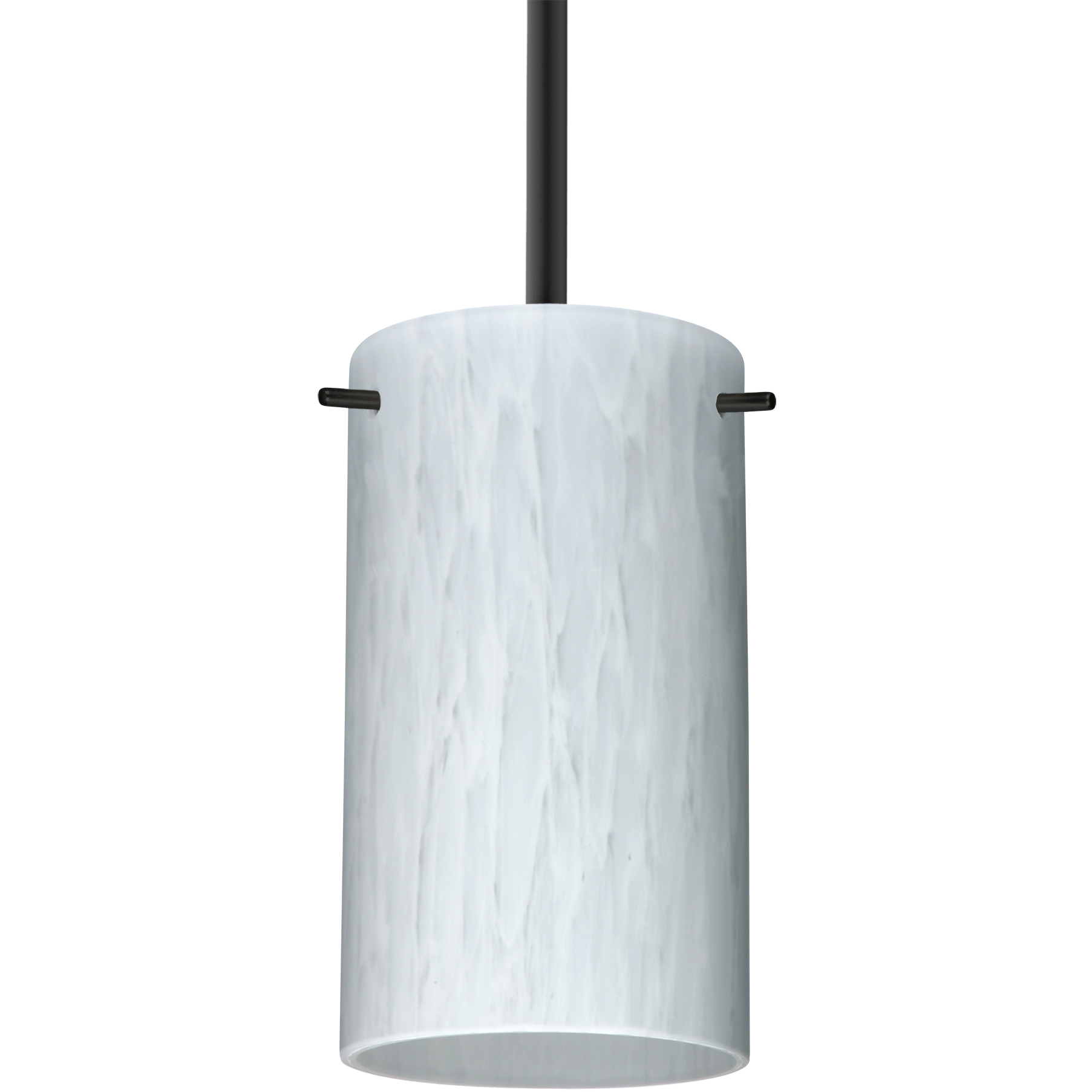 Stilo 7 LED Black Stem Pendant Ceiling Light