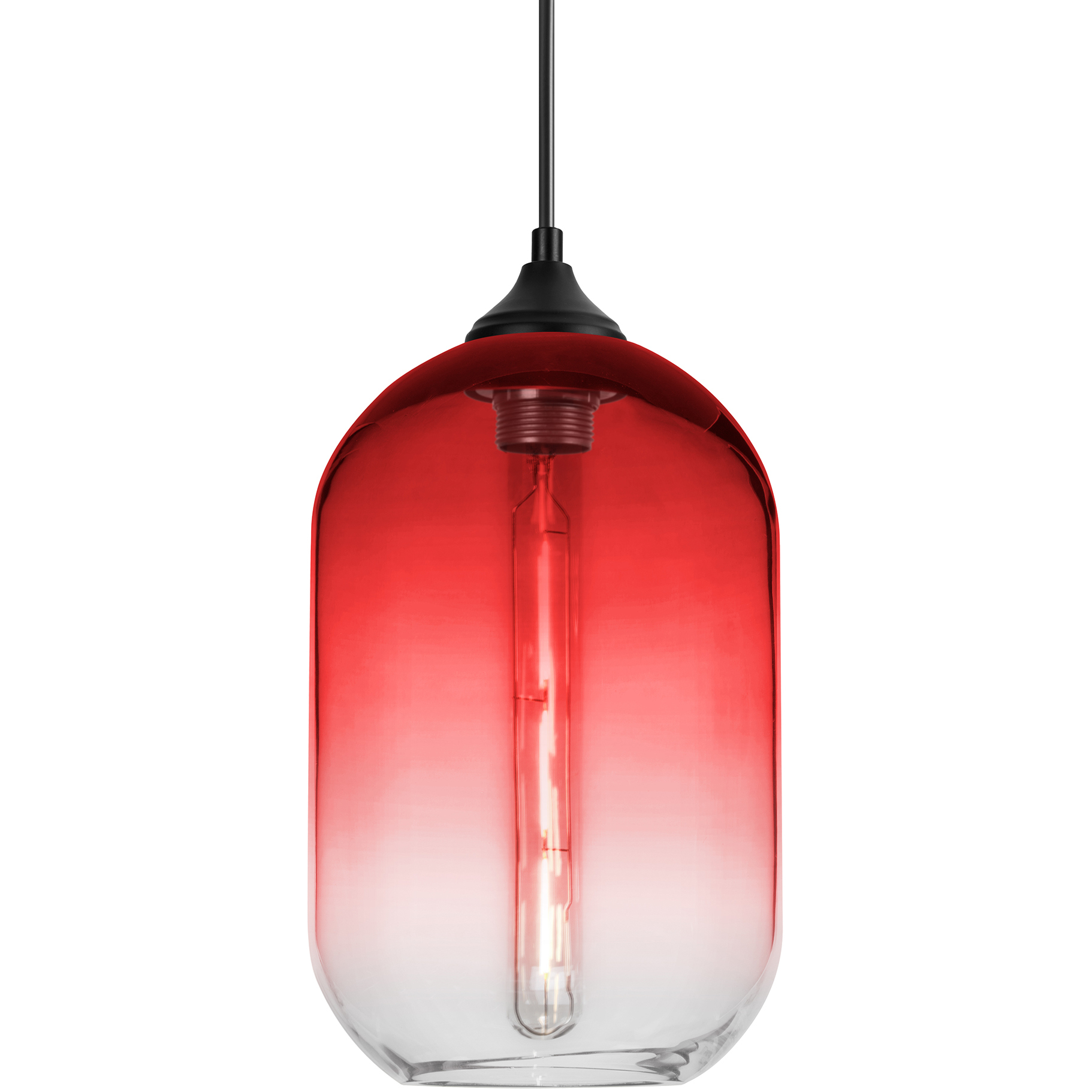 Omega 12 1 Light Black Outdoor Pendant