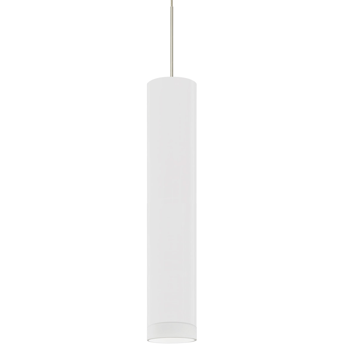 Cafe 1 Light Satin Nickel Pendant Ceiling Light