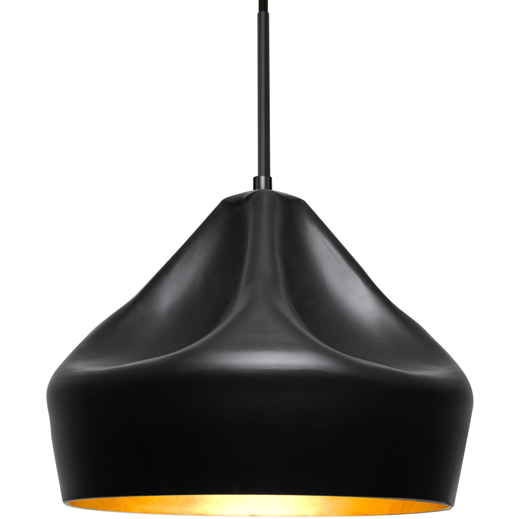 Lotus LED Black Cord Pendant Ceiling Light
