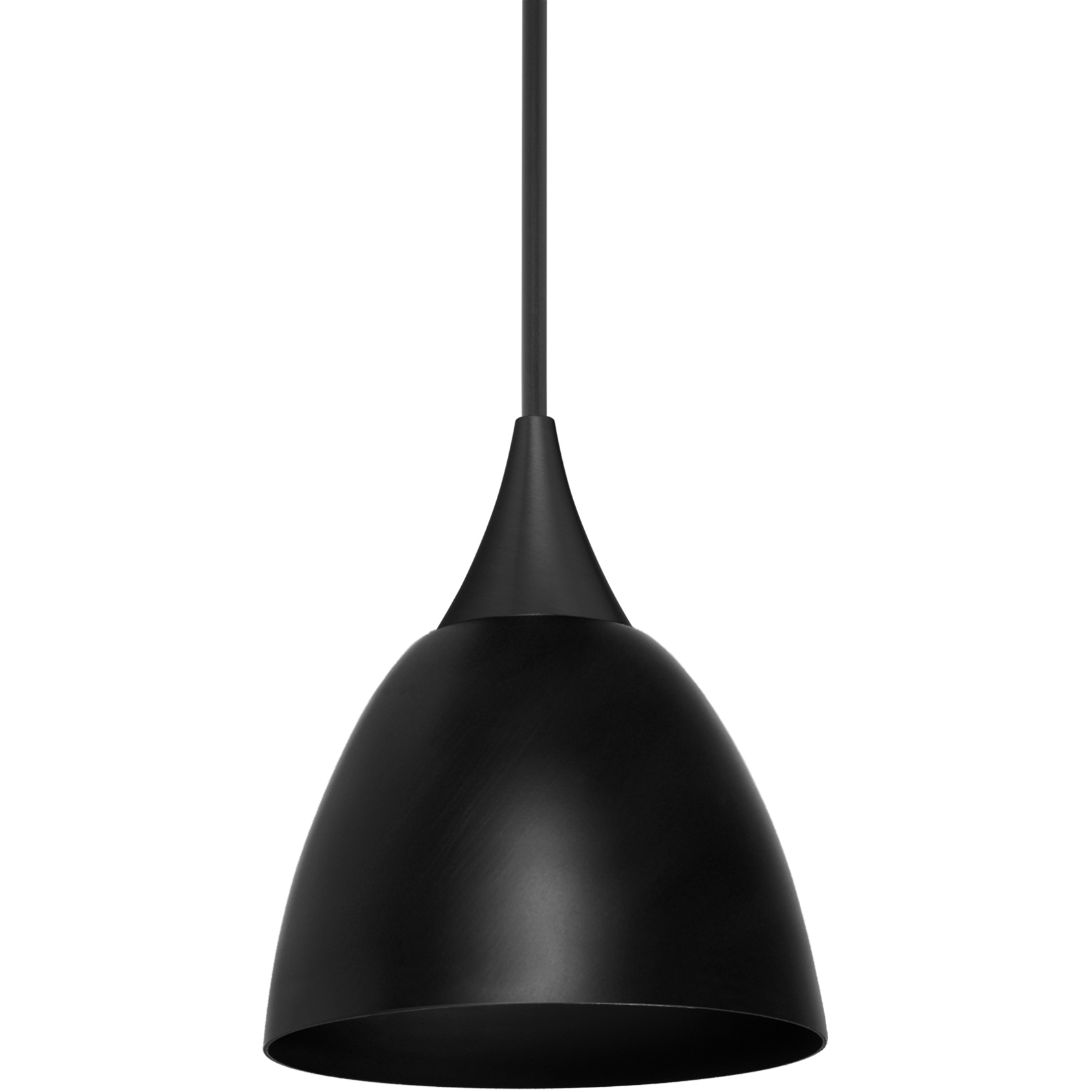 Divi 1 Light Black Cord Pendant Ceiling Light