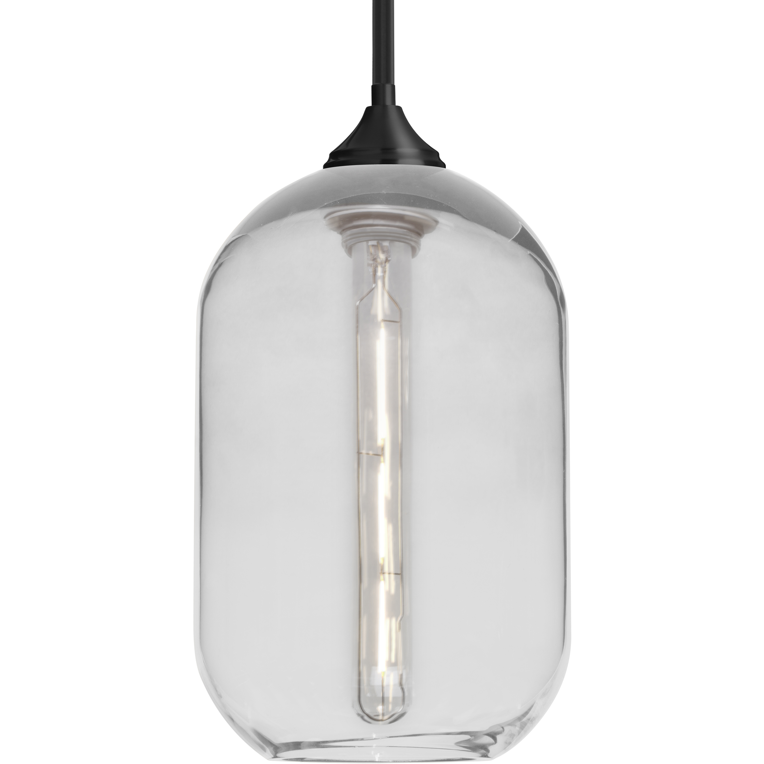 Omega 12 1 Light Black Stem Pendant Ceiling Light