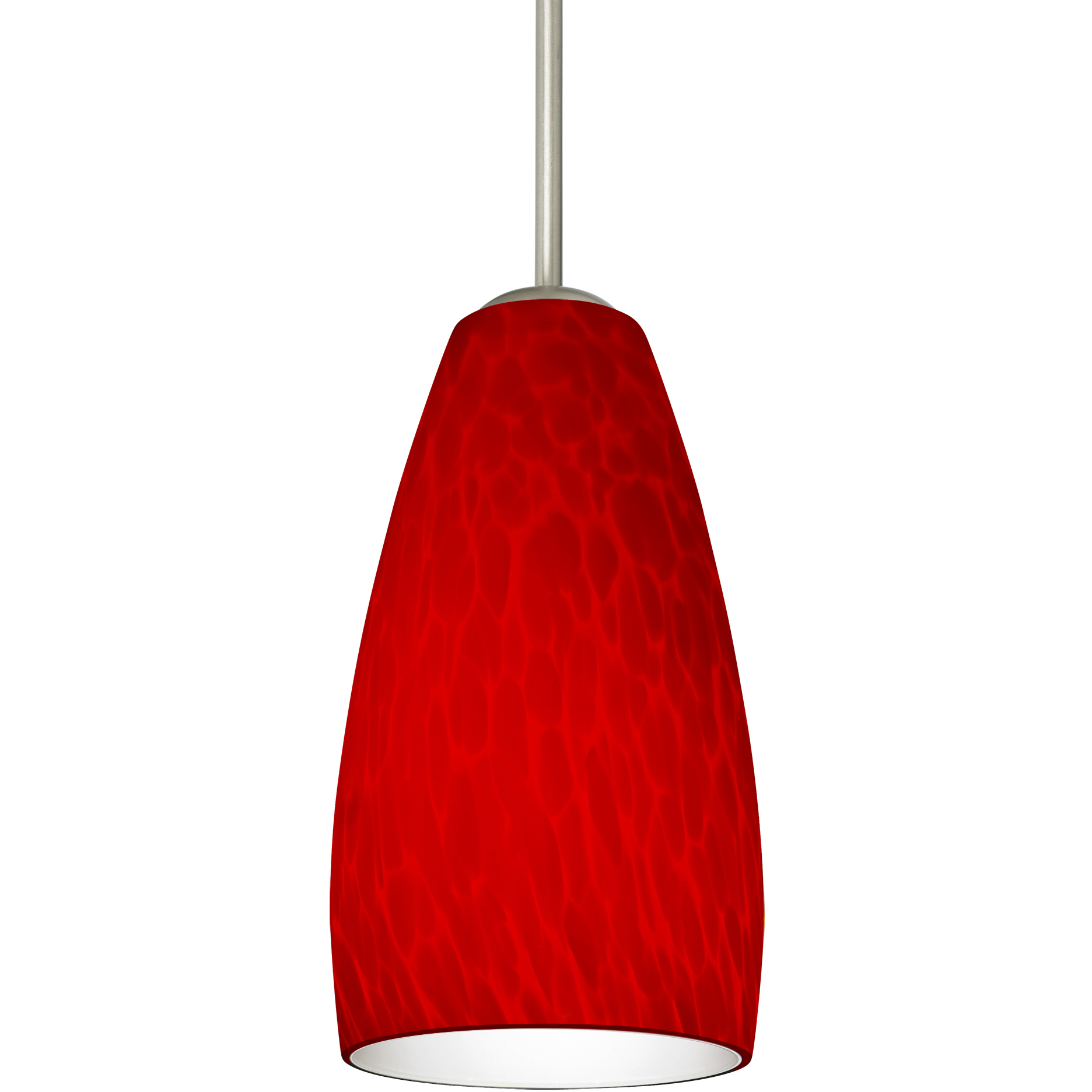 Chrissy 1 Light Satin Nickel Cord Pendant Ceiling Light