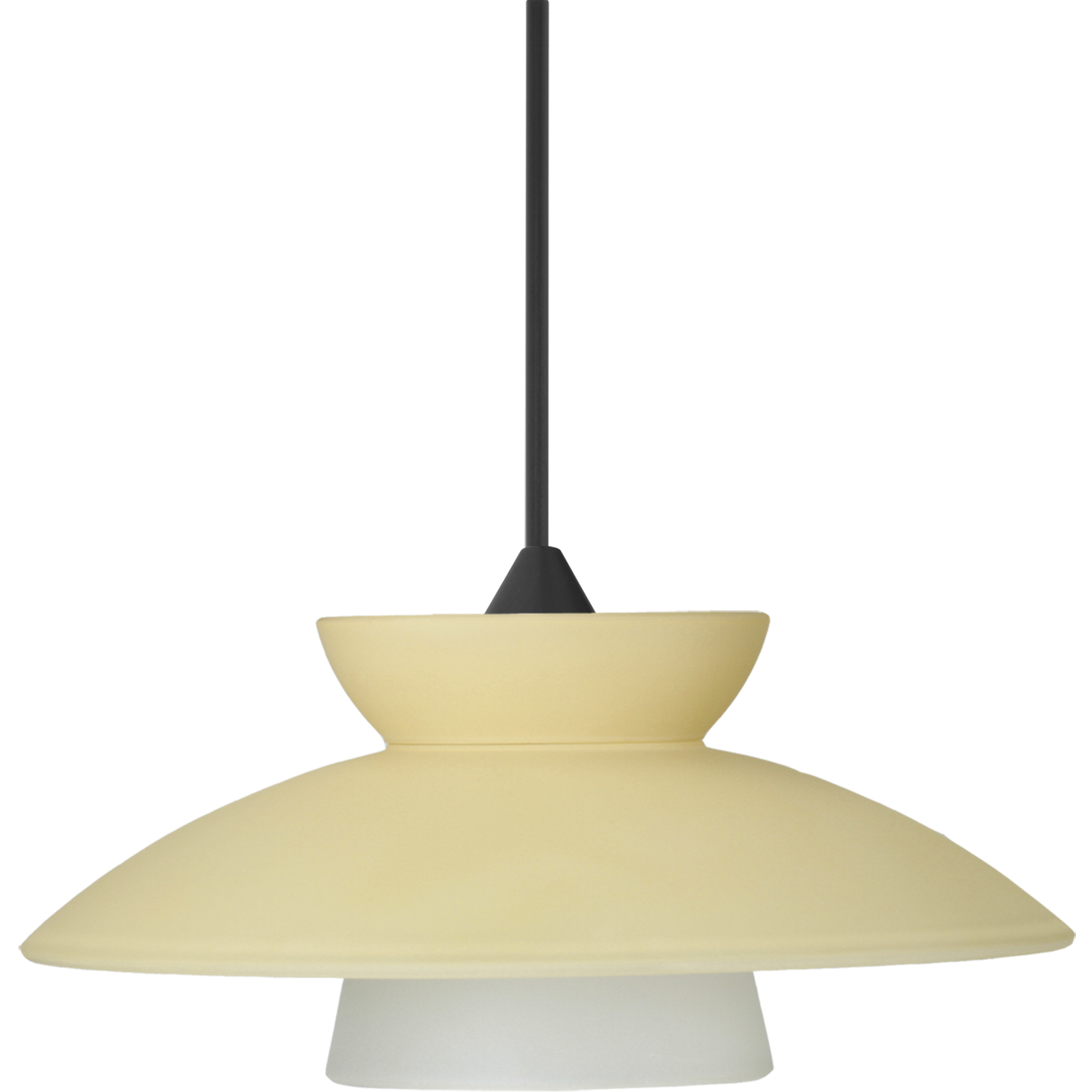 Trilo 7 1 Light Black Cord Pendant Ceiling Light