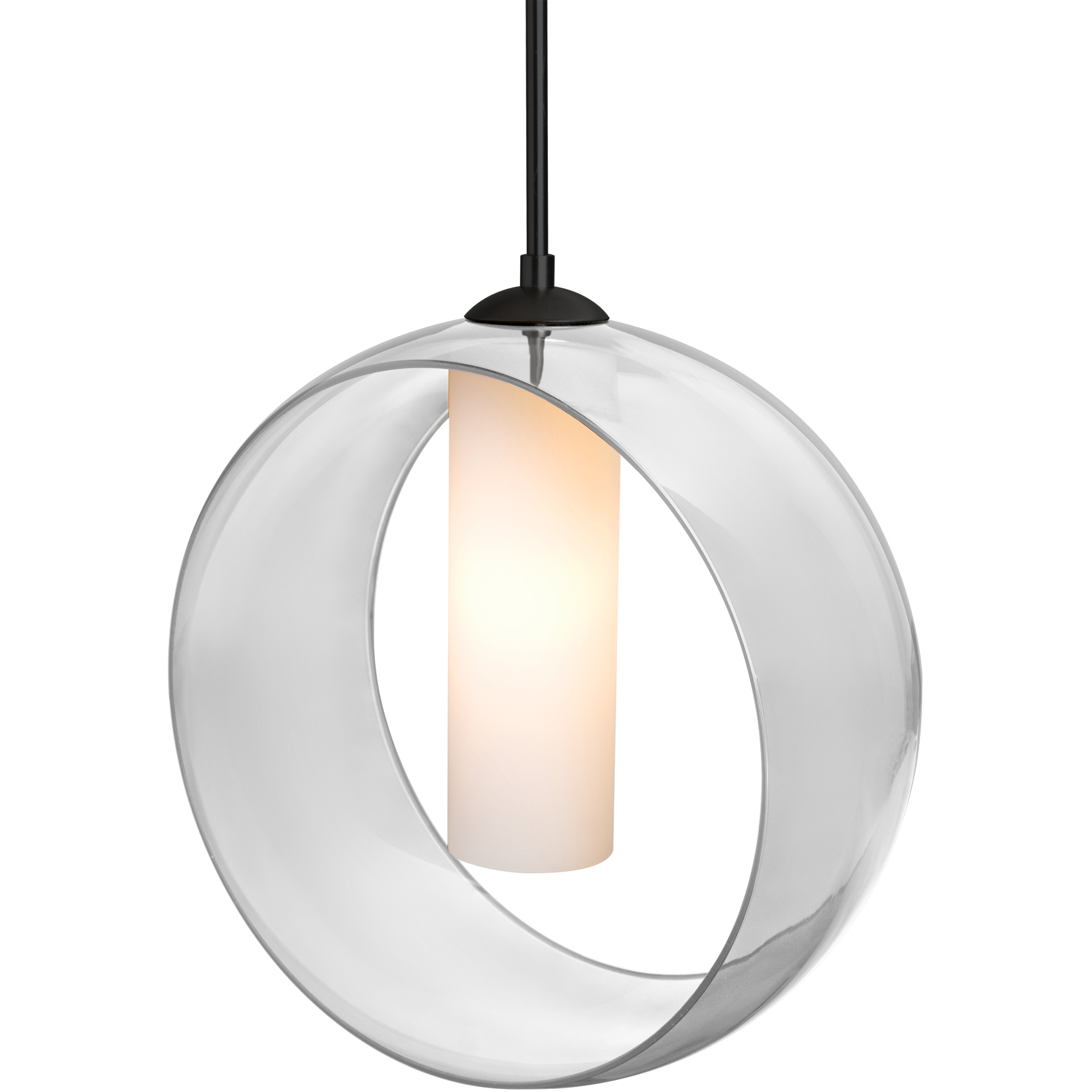 Plato LED Black Cord Pendant Ceiling Light