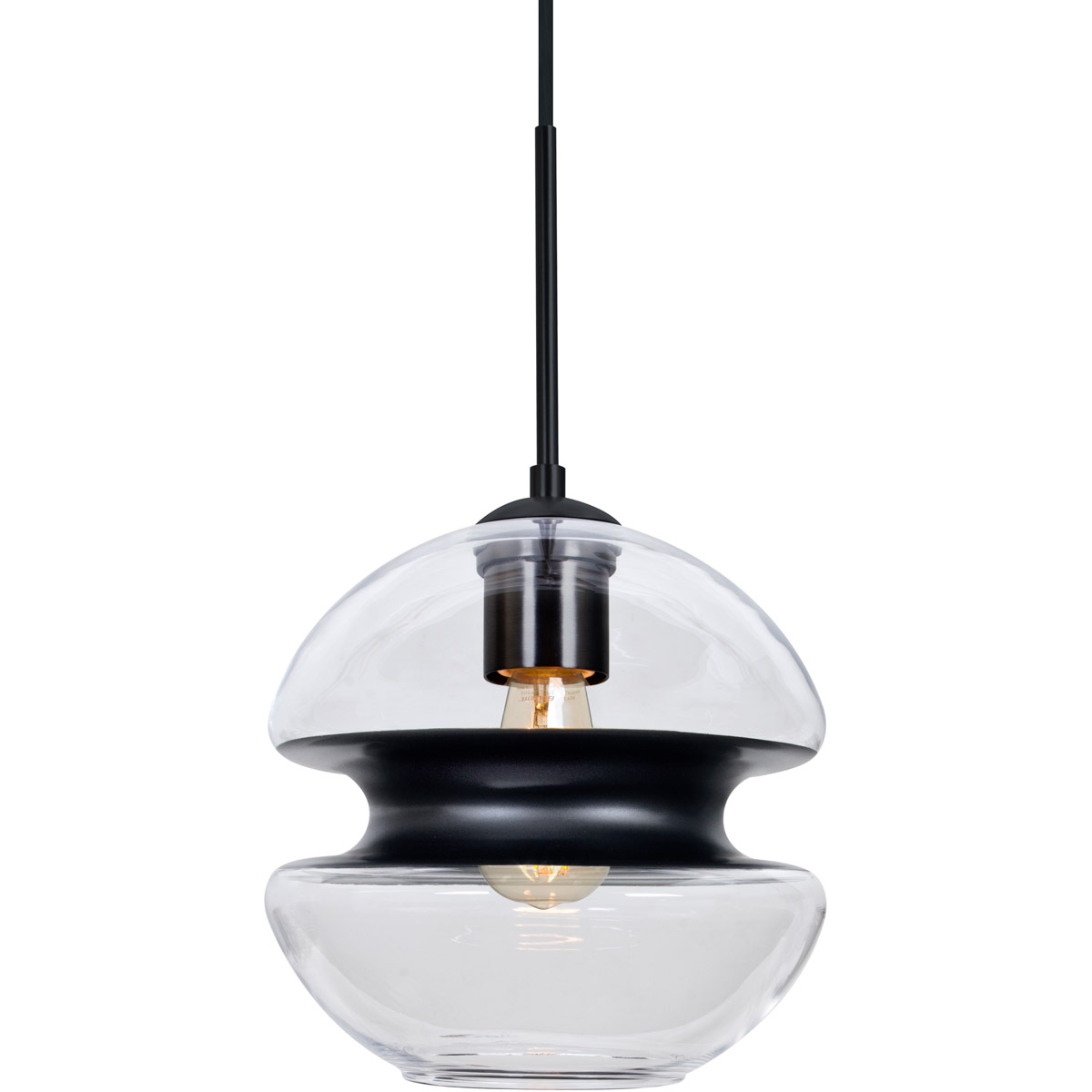 Hula 8 1 Light Black Pendant Ceiling Light