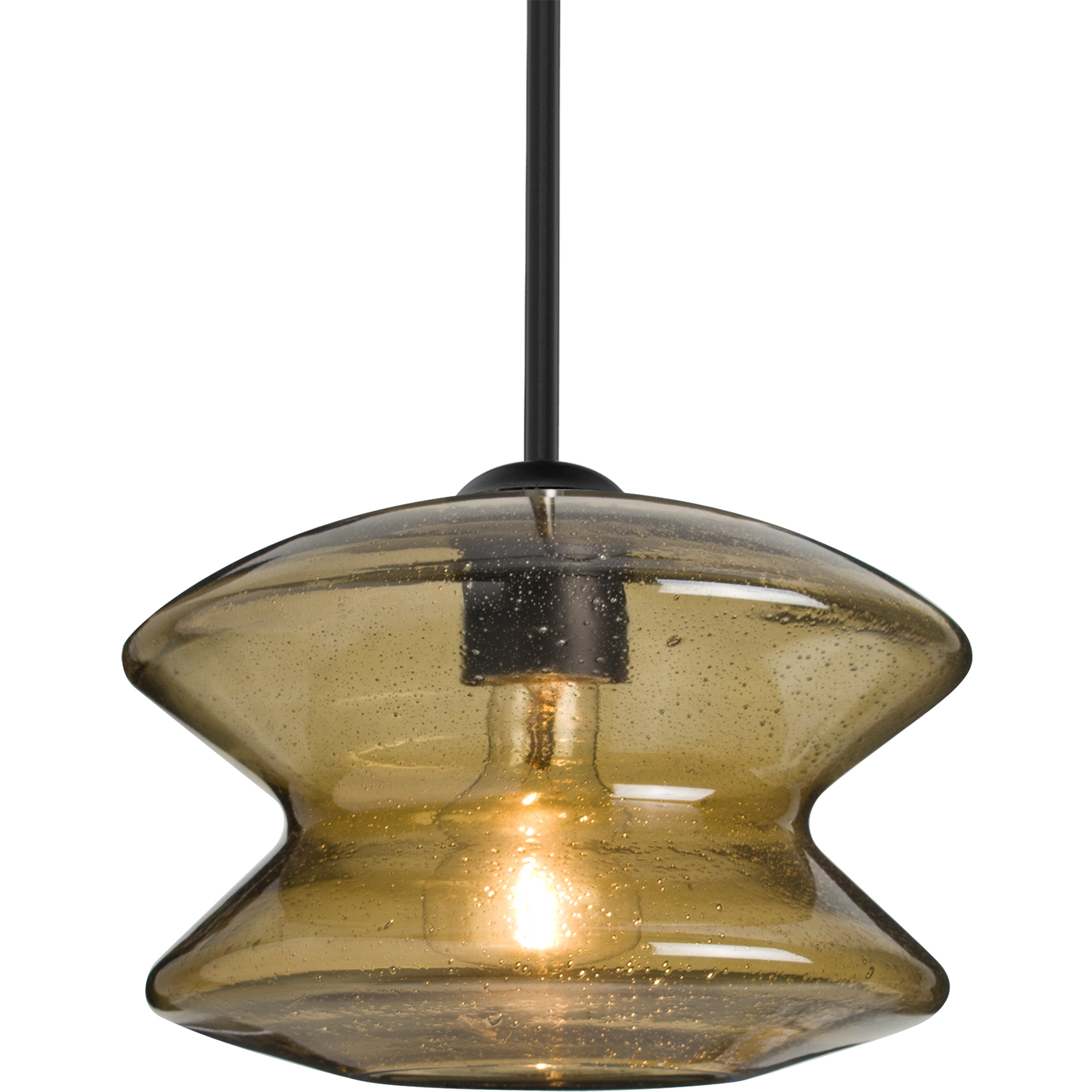 Zen 1 Light Black Stem Pendant Ceiling Light