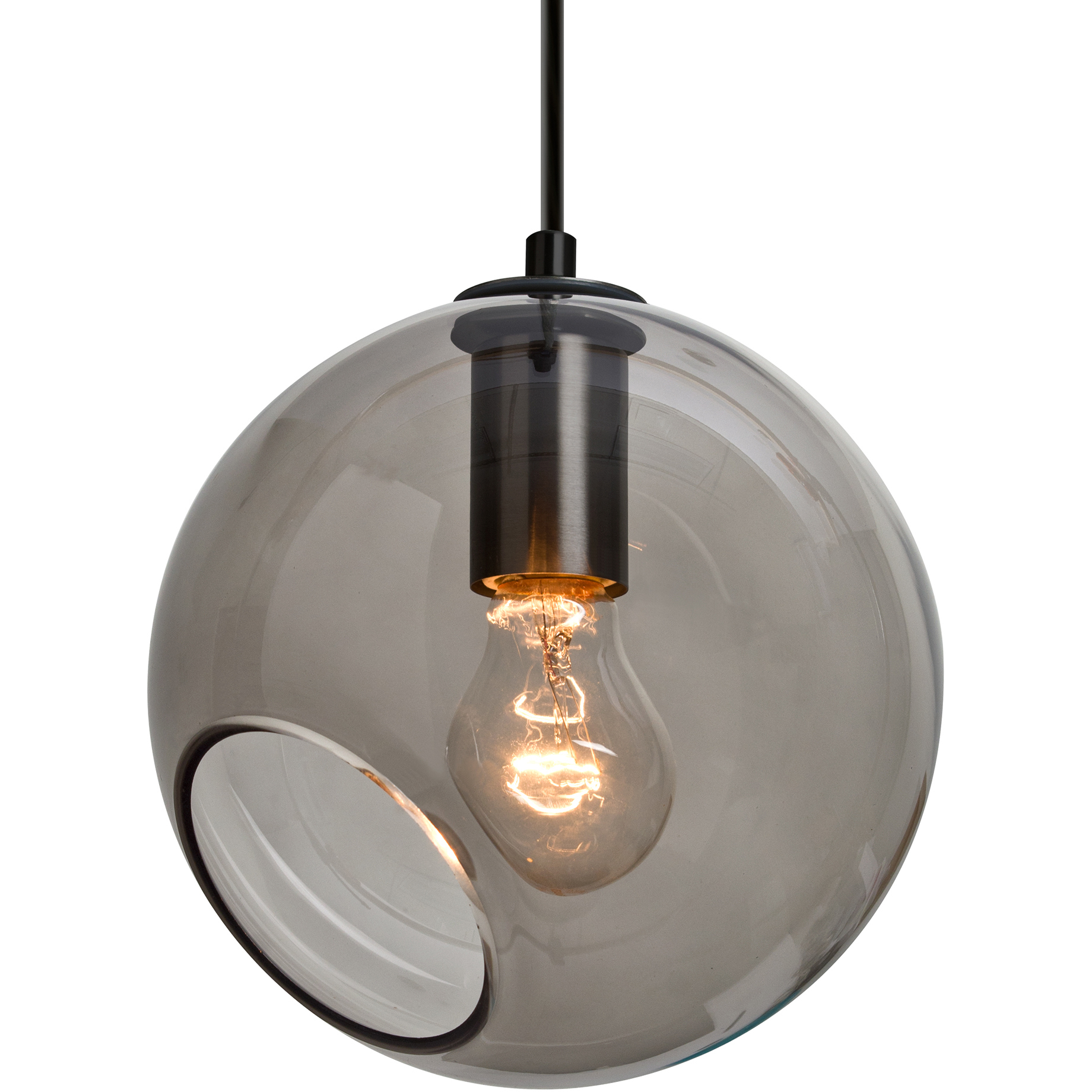 Maestro 8 1 Light Black Cord Pendant Ceiling Light
